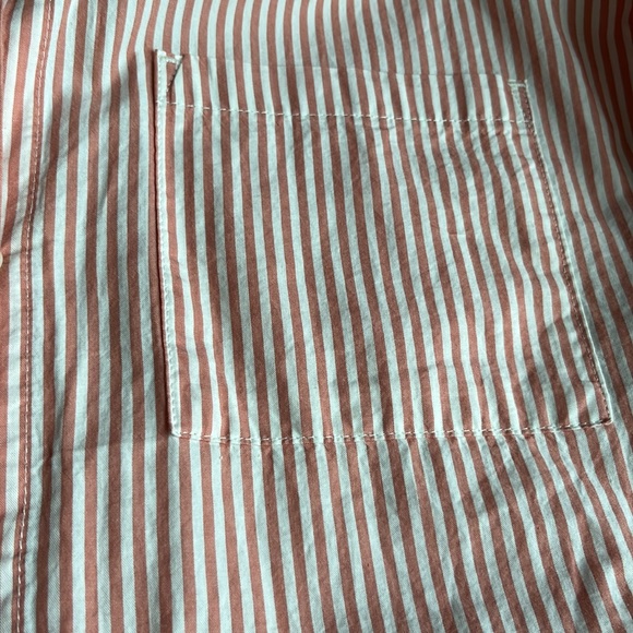 Pink striped button up - Picture 4 of 7